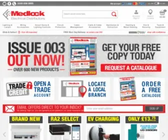 Medlocks.co.uk(Medlock Electrical Distributors) Screenshot