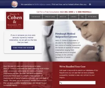 Medmal1.com(Harry S. Cohen & Associates) Screenshot