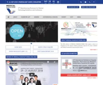 Medmanufacturing-Asia.com(Medical Manufacturing Asia 2024) Screenshot