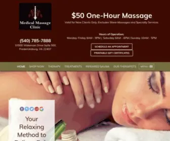 Medmassageclinic.com(Restore Harmony and Balance to Your Mind and Body) Screenshot