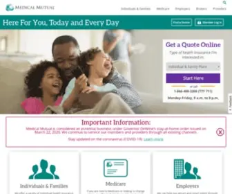 Medmutual.com(Ohio health insurance plans) Screenshot