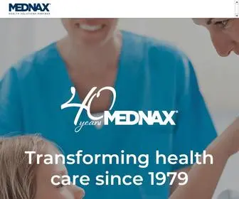 Mednax.com(Advanced Medical Solutions for Better Patient Care) Screenshot