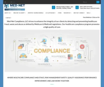 Mednetcompliance.com(Med-Net Compliance, LLC) Screenshot