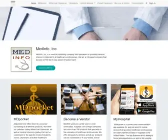 Mednfo.com(MedInfo Home) Screenshot