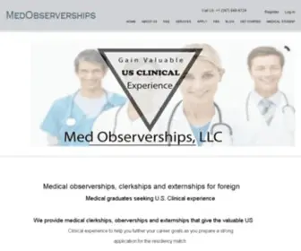 Medobserverships.com(Observership) Screenshot