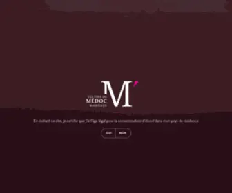 Medoc-Bordeaux.com(Les vins du Médoc) Screenshot