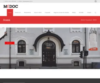Medoc.com.ro(Solutia asigurarii private de sanatate) Screenshot