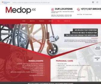 Medop.co.za(Wheelchairs & Mobility Aids South Africa) Screenshot