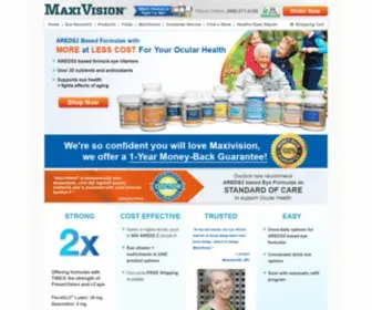 Medop.com(MaxiVision Vitamins) Screenshot