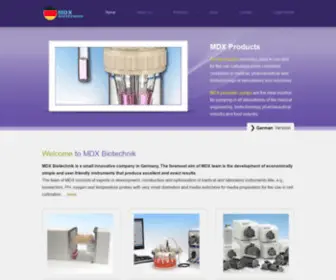 Medorex.com(MDX Biotechnik International) Screenshot