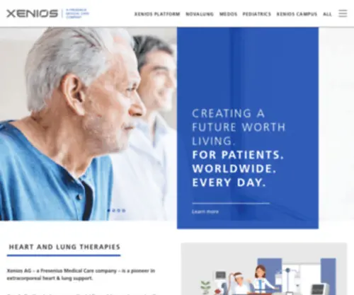 Medos-AG.com(Xenios Home) Screenshot