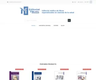 Medoslibrosalud.com(Medos Libros Salud. Editorial médica de libros especializados en ciencias de la salud) Screenshot