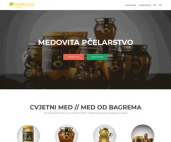 Medovita.com(Medovita pčelarstvo) Screenshot