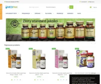 Medpak.com.pl(Suplementy diety) Screenshot