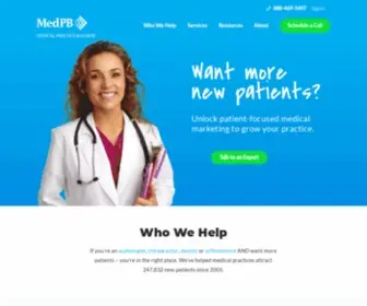 Medpb.com(Medical Marketing Services) Screenshot