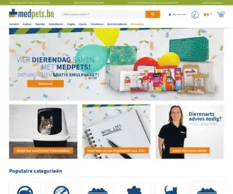 Medpets.be(Diergeneesmiddelen online bestellen) Screenshot