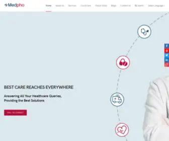 Medpho.com(Medpho is a #1 healthcare platform) Screenshot