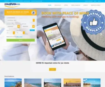 Medplaya.com(Medplaya Hotels) Screenshot