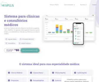 Medplus.com.br(Sistema para clínicas e consultórios médicos) Screenshot