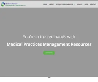 Medpmr.com(MPMR is a leading medical billing provider company) Screenshot