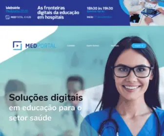 Medportal.com.br(Soluções digitais em educação para o setor saúde) Screenshot