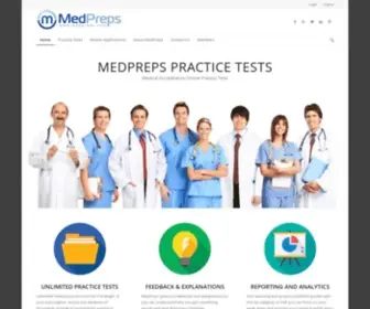Medpreps.com(Medical Accreditation Online Practice Tests) Screenshot