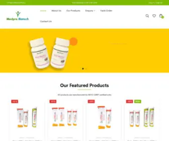 Medprobiotech.com(A complete Healthcare Solution) Screenshot