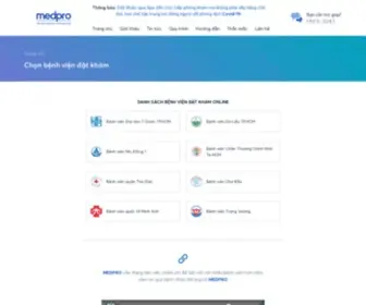 Medpro.com.vn(Phần mềm đăng ký khám bệnh Online) Screenshot