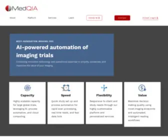 Medqia.com(Next Generation Imaging CRO) Screenshot