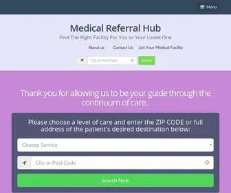 Medrefhub.com(Medical Facilities Directory) Screenshot