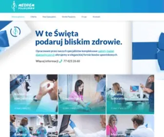 Medrem.com.pl(Kompleksowe usługi medyczne) Screenshot