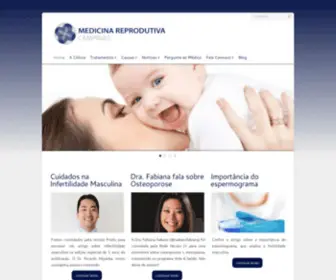 Medreprodutiva.com.br(Clínica Medicina Reprodutiva Campinas) Screenshot