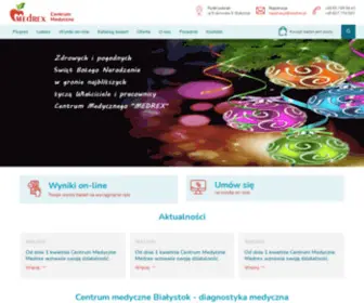 Medrex.pl(Centrum Medyczne Medrex) Screenshot