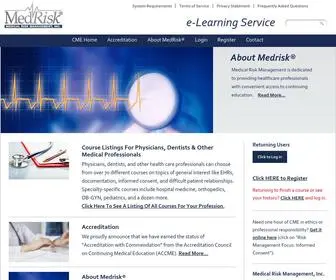 Medrisk.com(MedRisk) Screenshot