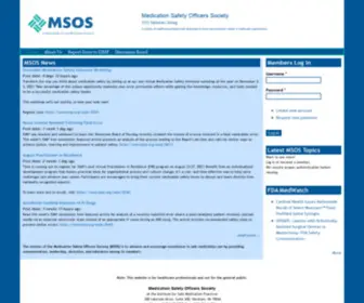 Medsafetyofficer.org(Medication Safety Officers Society) Screenshot