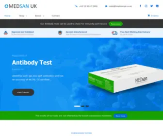 Medsanuk.co.uk(MEDsan UK) Screenshot