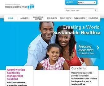 Medscheme.com(Medical administrators) Screenshot
