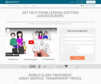 Medscout.com(We provide assistance to international patients in Germany) Screenshot