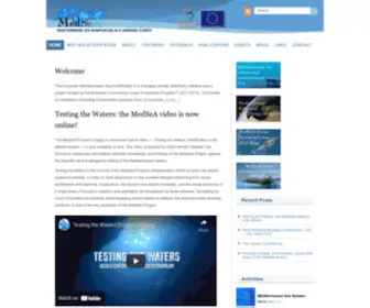 Medsea-Project.eu(Mediterranean Sea Acidification in a Changing Climate ) Screenshot