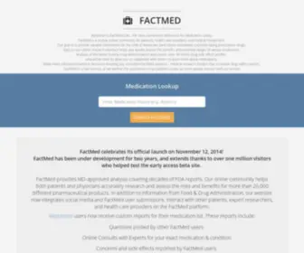 Medsfacts.com(FactMed Medication Safety Directory) Screenshot