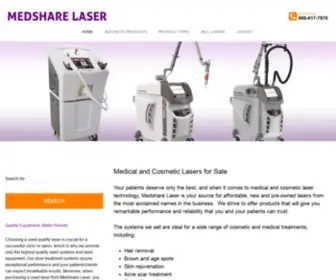 Medsharelaser.com(MedShare Technologies) Screenshot