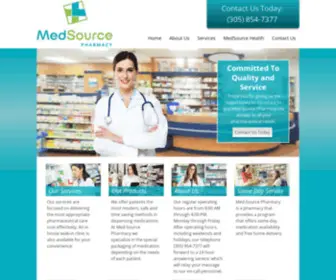 Medsourcepharmacy.net(Florida Pharmacy) Screenshot