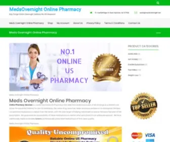 Medsovernight.net(Meds Overnight Online Pharmacy) Screenshot