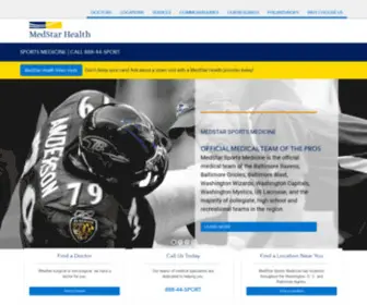 Medstarsportsmedicine.org(Medstarsportsmedicine) Screenshot