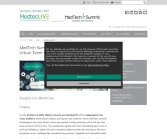 Medtech-Summit.com(Congress & Partnering) Screenshot