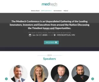 Medtechconference.com(Medtech MVP Venture & Partnering Conference) Screenshot