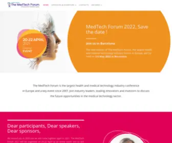 Medtechforum.eu(The MedTech Forum) Screenshot