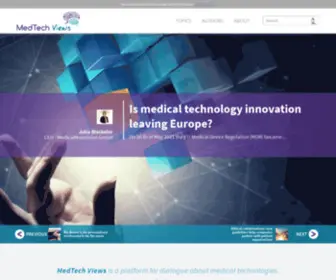 Medtechviews.eu(Medtech Views) Screenshot