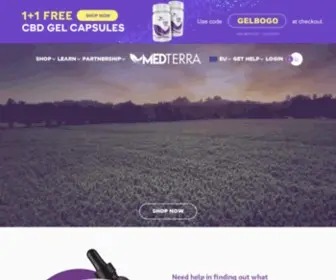 Medterracbd.eu(Live Elevated with our CBD & THC Products) Screenshot