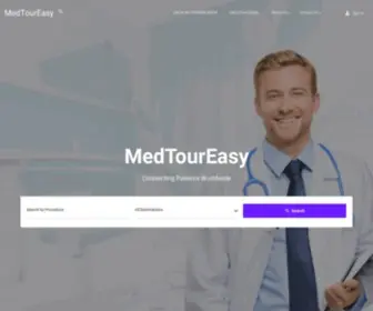 Medtoureasy.com(Connecting Patients Worldwide) Screenshot